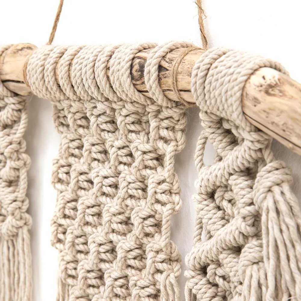 1010 (A D) White Triple Macrame