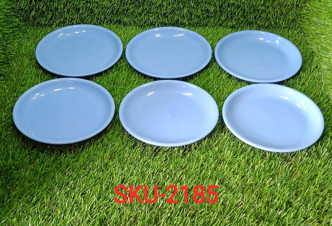 2185 Round Shaped Mini Soup Plates / Dishes - 6 pcs