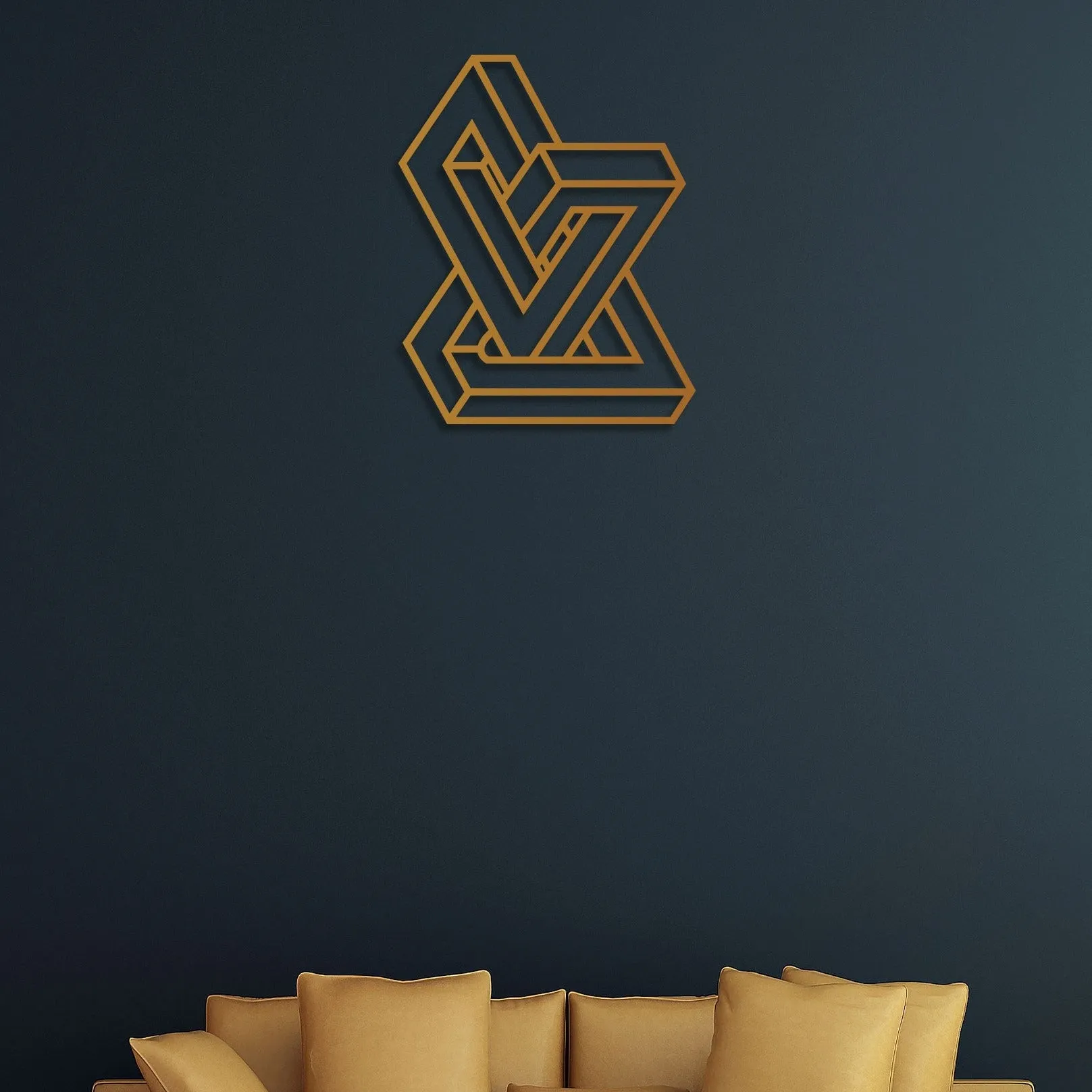 3D Puzzle Metal Wall Art