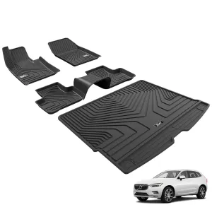 3W Porsche Macan 2014-2025 Custom Floor Mats / Trunk Mat TPE Material & All-Weather Protection