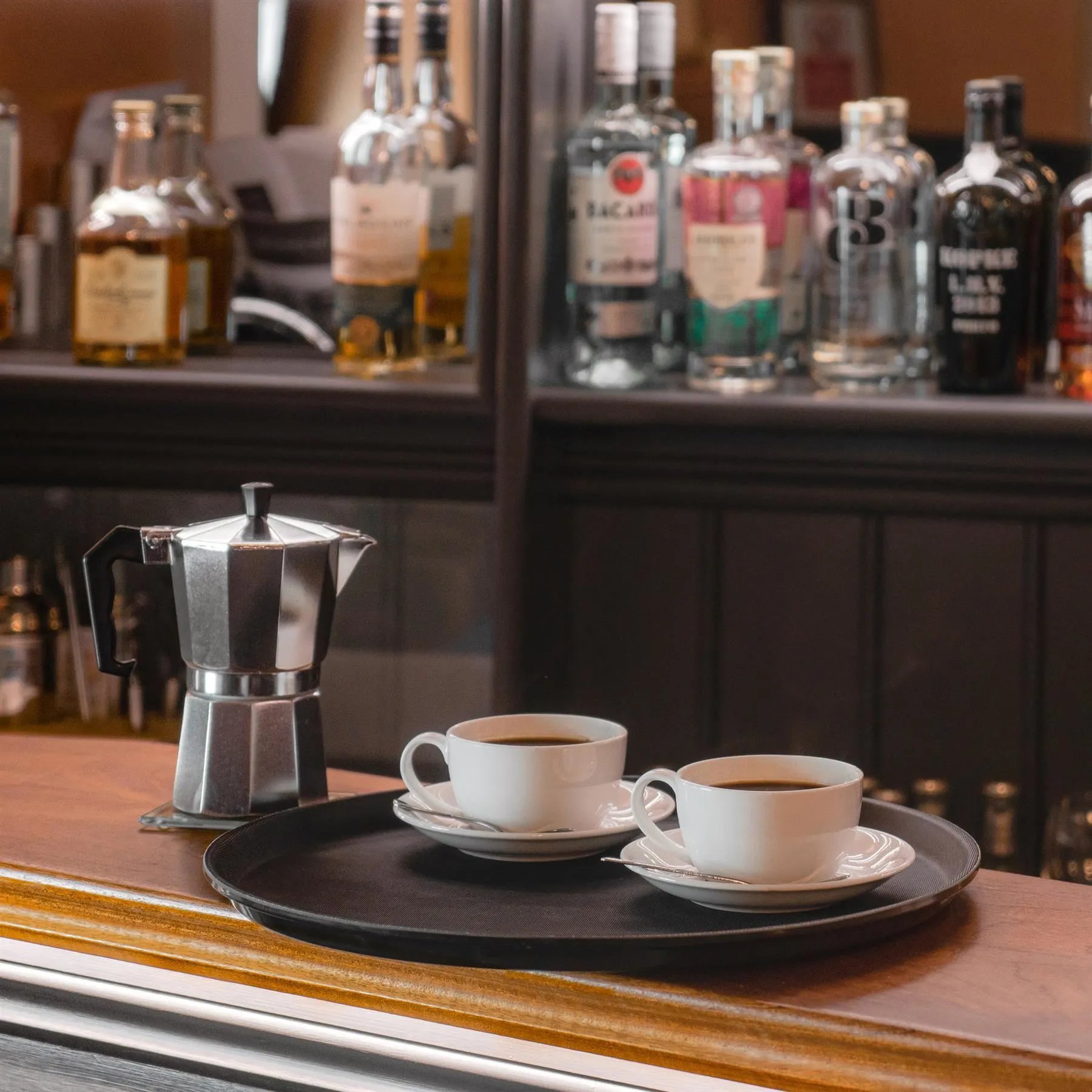 40cm Round Plastic Non-Slip Serving Tray - By Argon Tableware