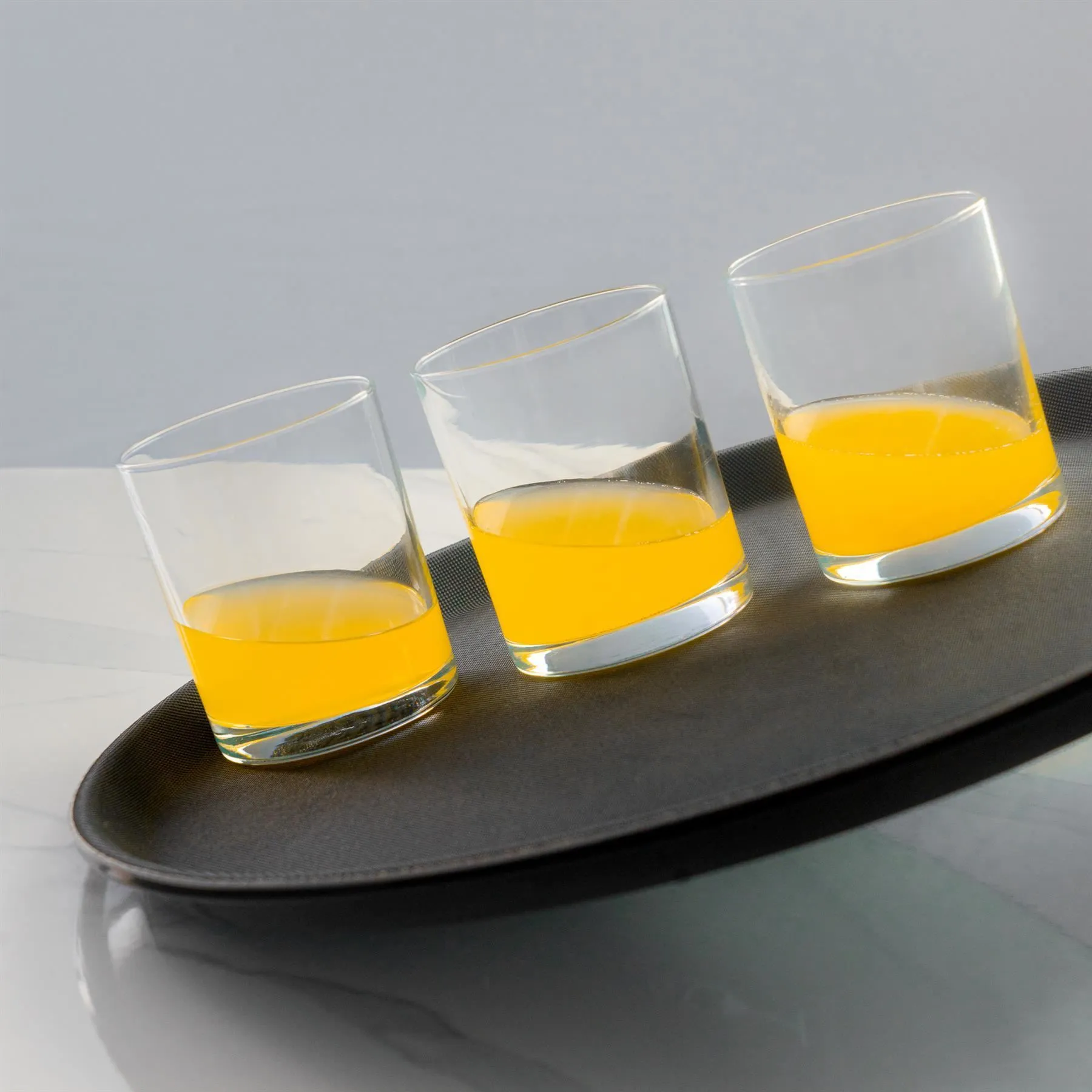 40cm Round Plastic Non-Slip Serving Tray - By Argon Tableware