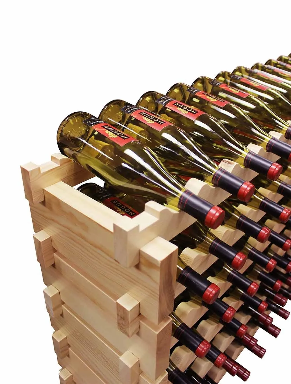 6 x 12 Bottle Modular Wine Rack (Natural)