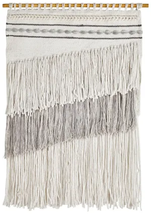 Aladdin Rugs NZ Home Loren Scandi Layered Fringed Wall Hanging