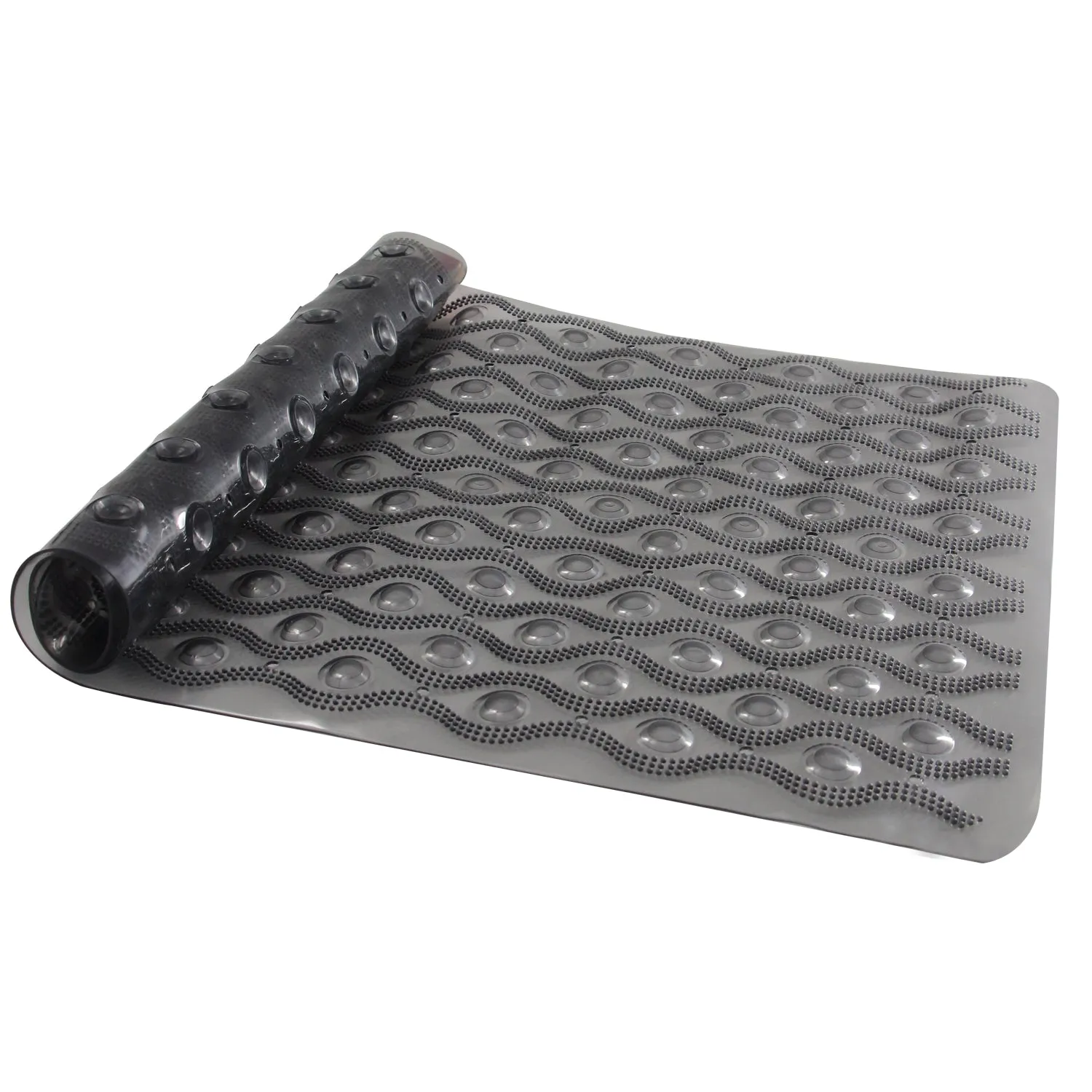 Anti-Slip Tub Mat with Suction Cups - Non-Slip Bath Mat for Shower - Machine Washable, Tub, Kids - Shower & Bathtub Mat - Toddler Friendly - Bath Mats for Bathroom, 16"x27"