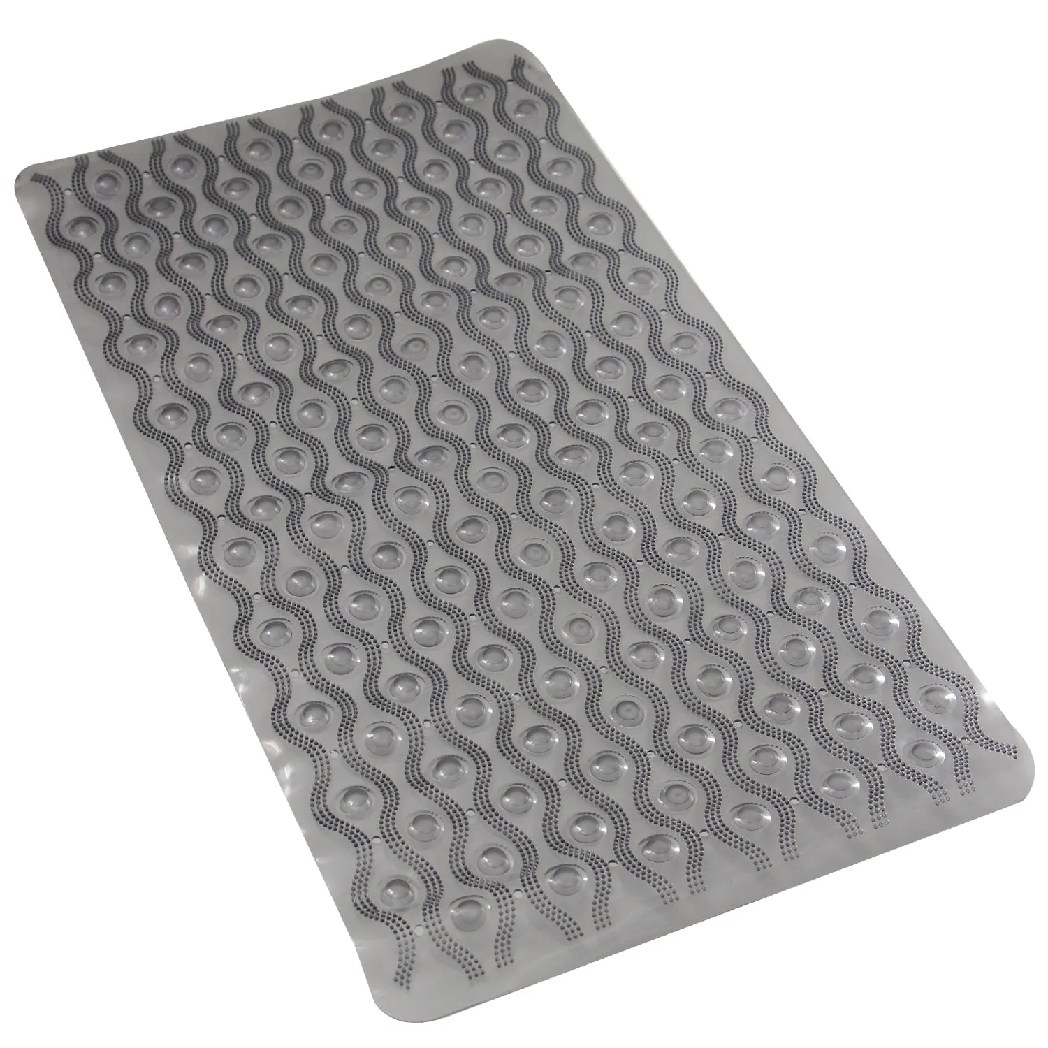 Anti-Slip Tub Mat with Suction Cups - Non-Slip Bath Mat for Shower - Machine Washable, Tub, Kids - Shower & Bathtub Mat - Toddler Friendly - Bath Mats for Bathroom, 16"x27"