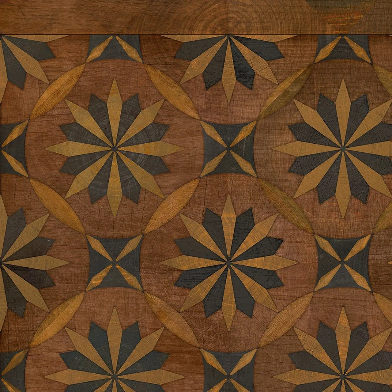 Artisanry Roycrofter Time And Chance Vinyl Floor Cloth