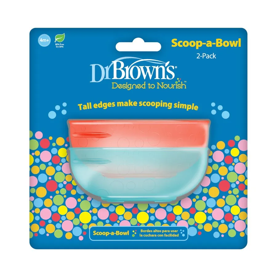 [Bundle of 3] Dr Brown's Scoop-a-Bowl, 2-Pack