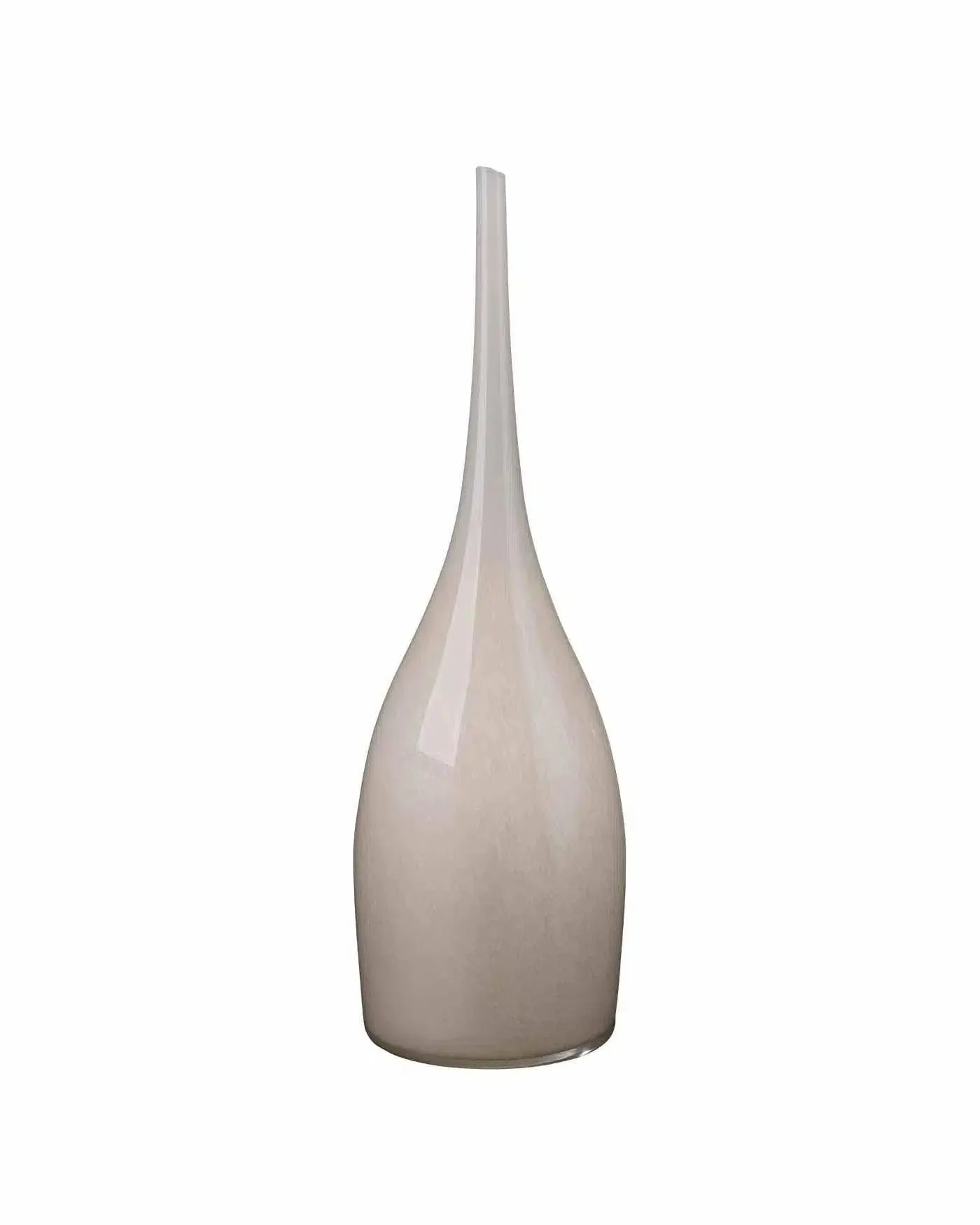 Coastal Style Grey Glass Pixie Vases (Set of 3)