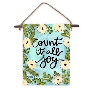 Count it All Joy Mini Wall Hanging