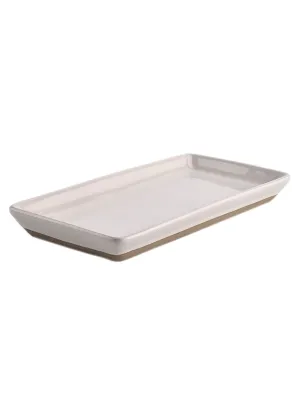 Cream Stoneware Tray