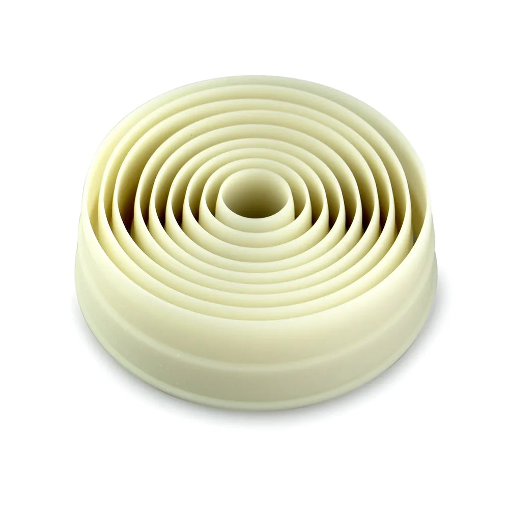 De Buyer Round Plain Cutters - 9 Piece Set