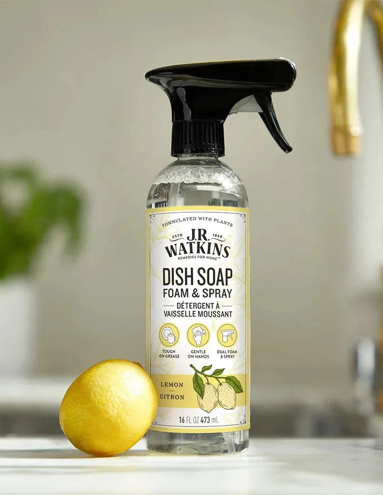 Dish Soap Foaming Lemon 16floz