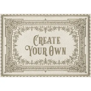 English Library Compendium Customized Vinyl Mat