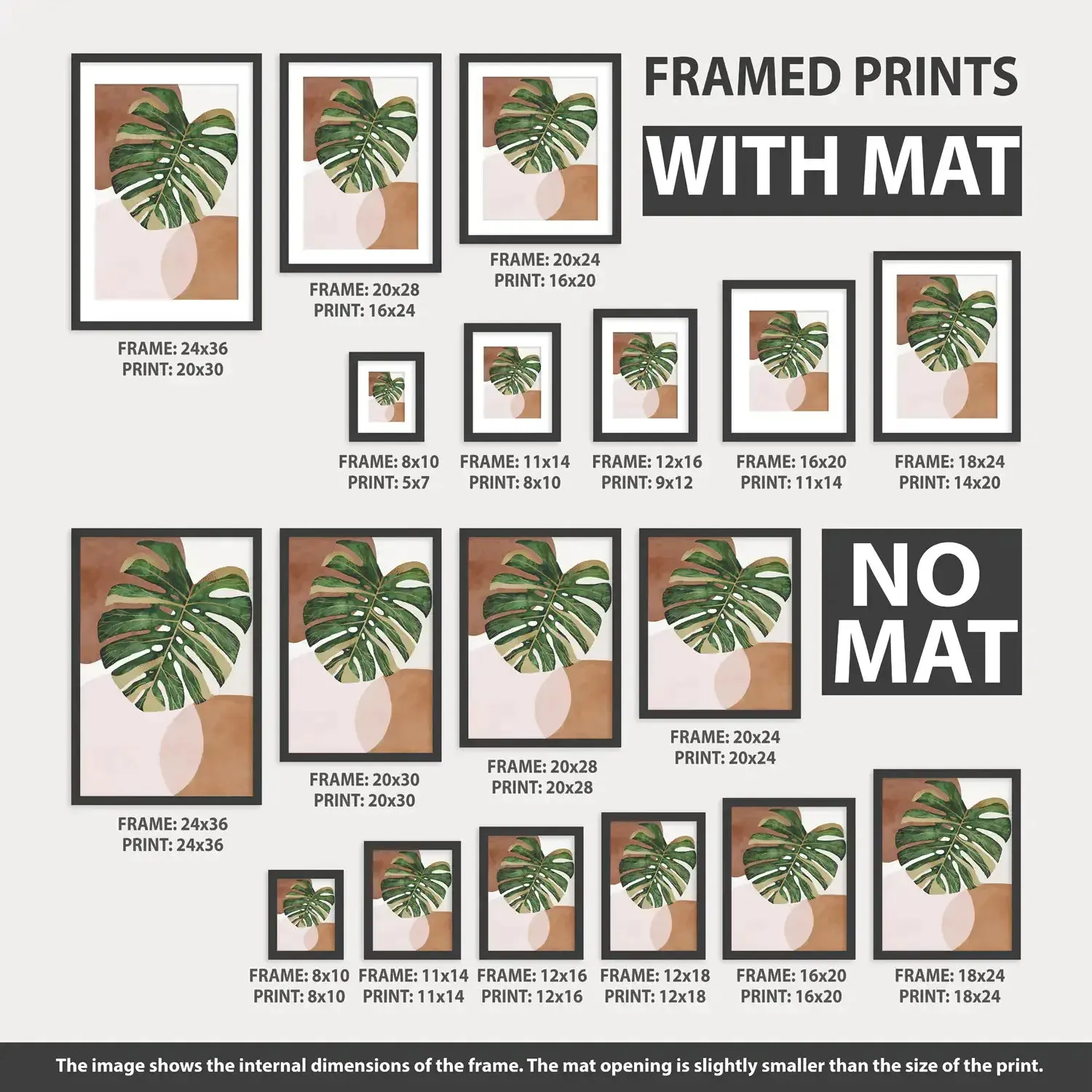 Flower Line Art Set of 3 Prints - Botanical Wall Décor