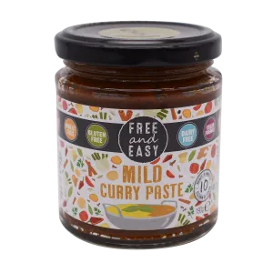 Free and Easy Organic Mild Curry Paste 190g