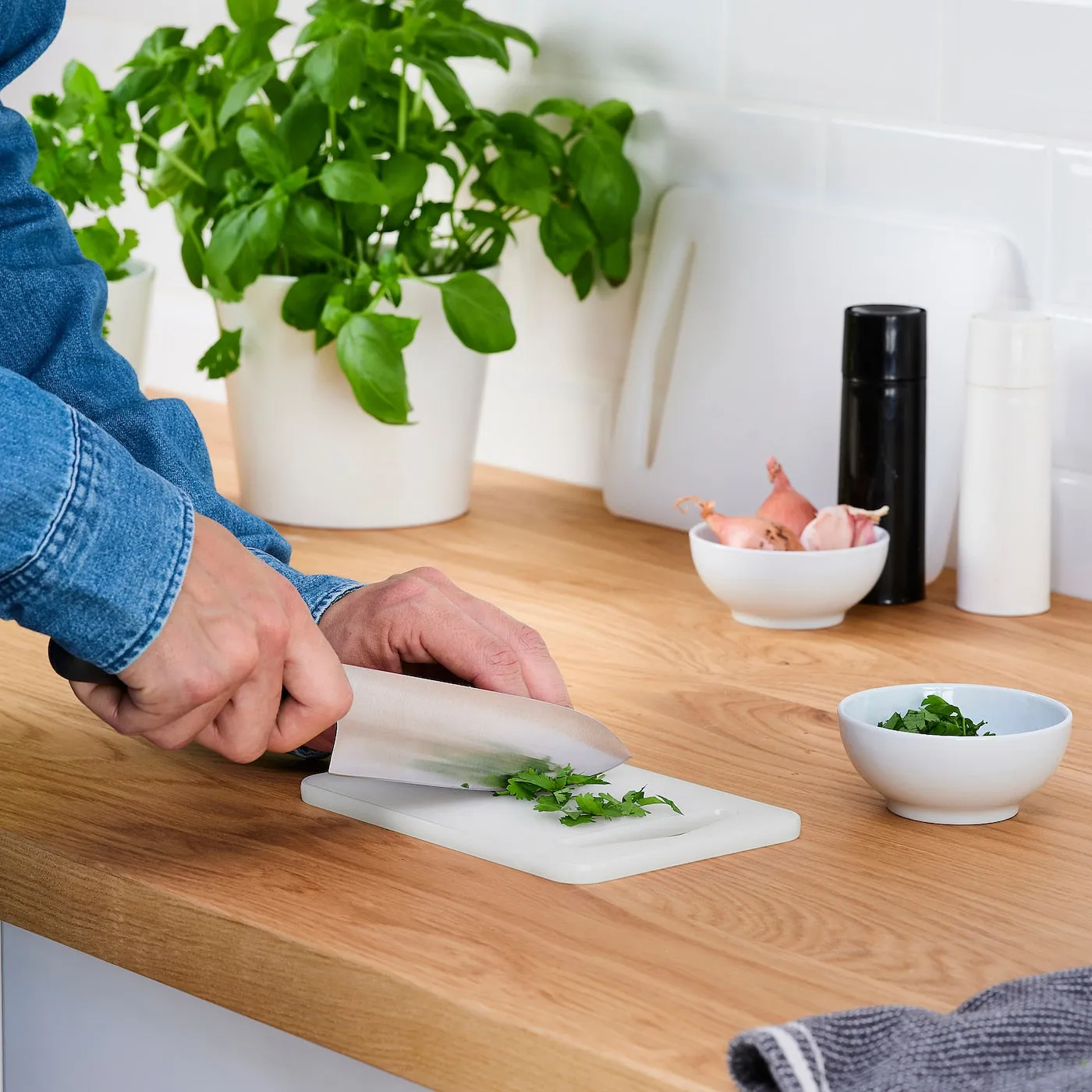 Ikea Legitim cutting board, 2 pcs, white