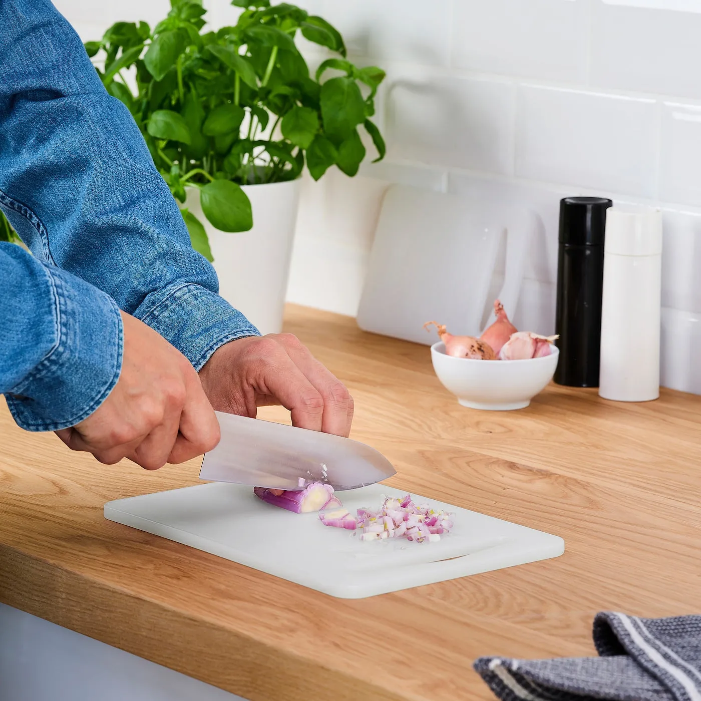 Ikea Legitim cutting board, 2 pcs, white