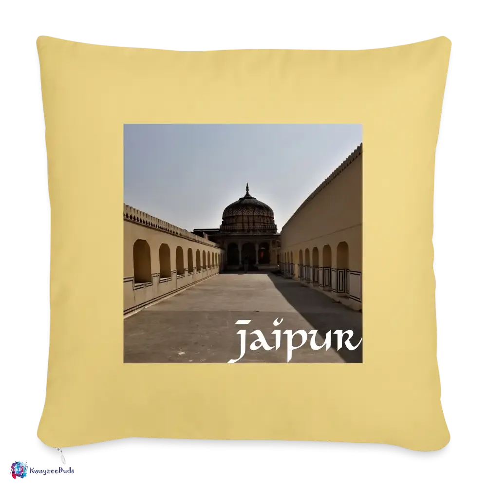 Jaipur Throw Pillow Cover 18” x 18”