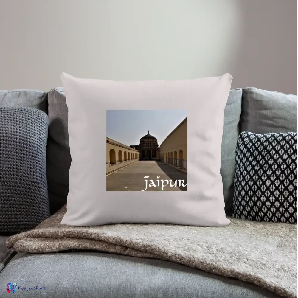 Jaipur Throw Pillow Cover 18” x 18”