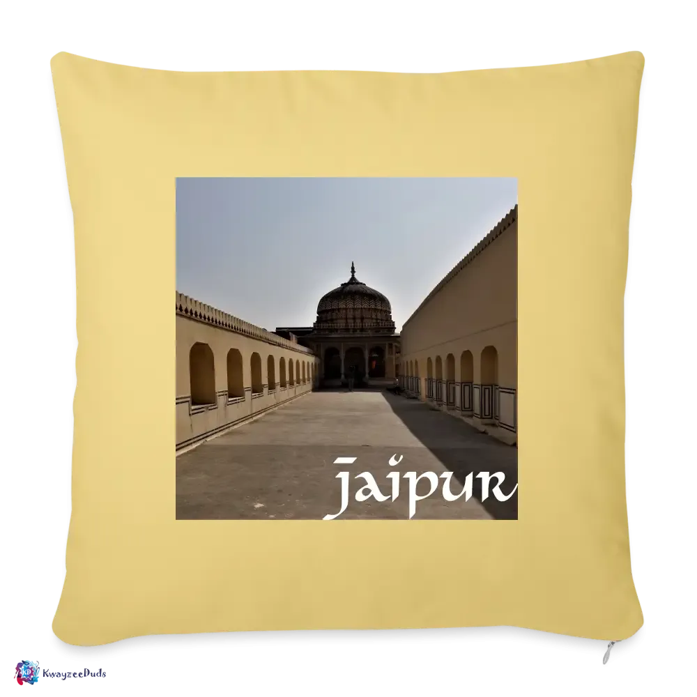 Jaipur Throw Pillow Cover 18” x 18”