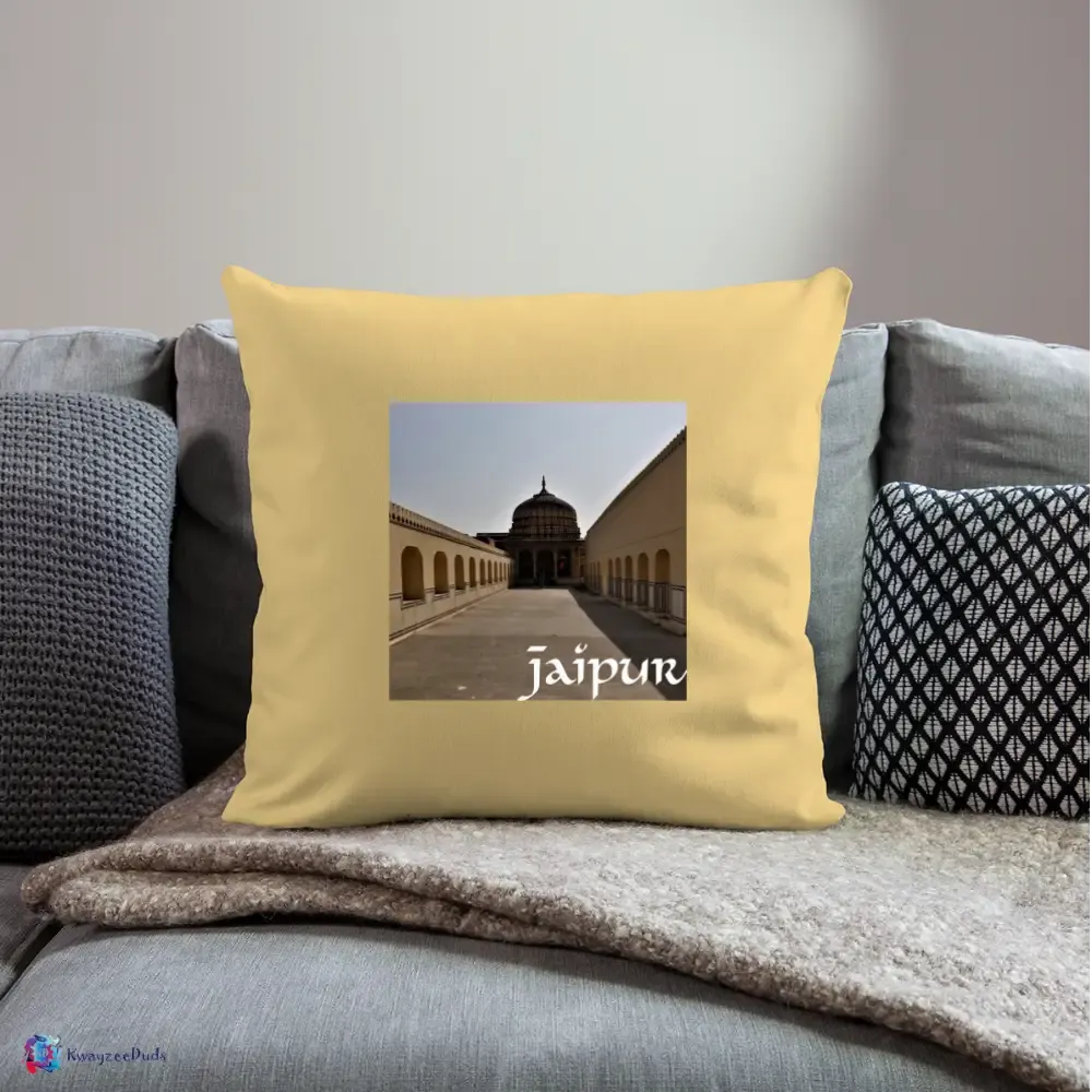 Jaipur Throw Pillow Cover 18” x 18”