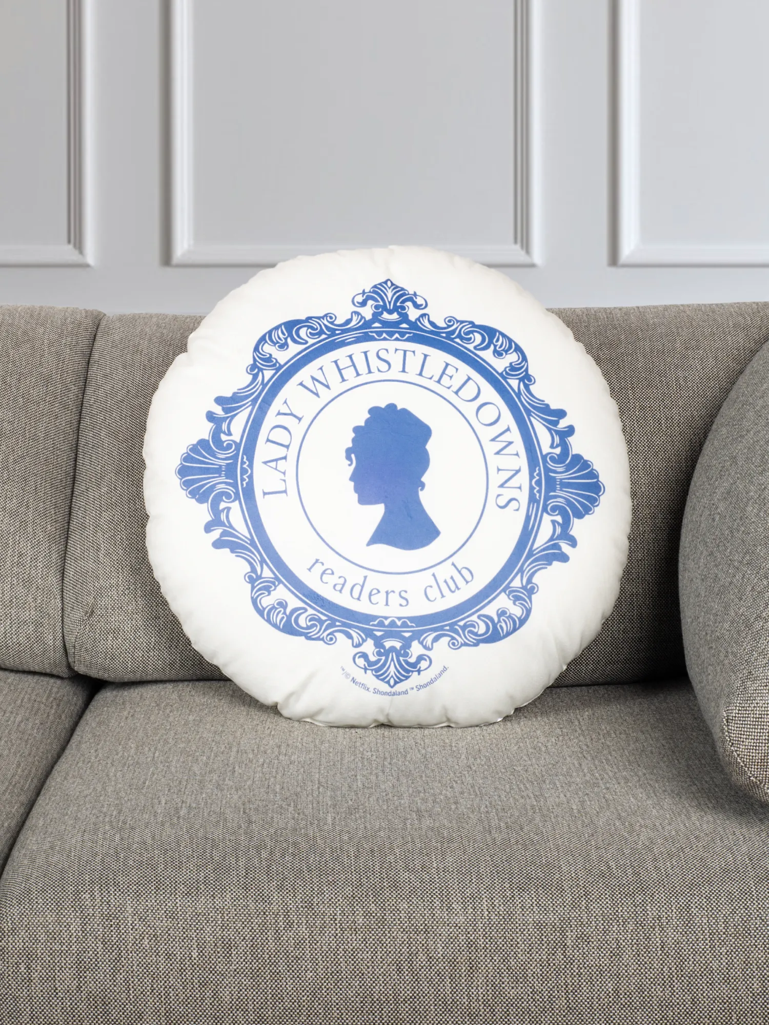 Lady Whistledown Reader's Club Pillow