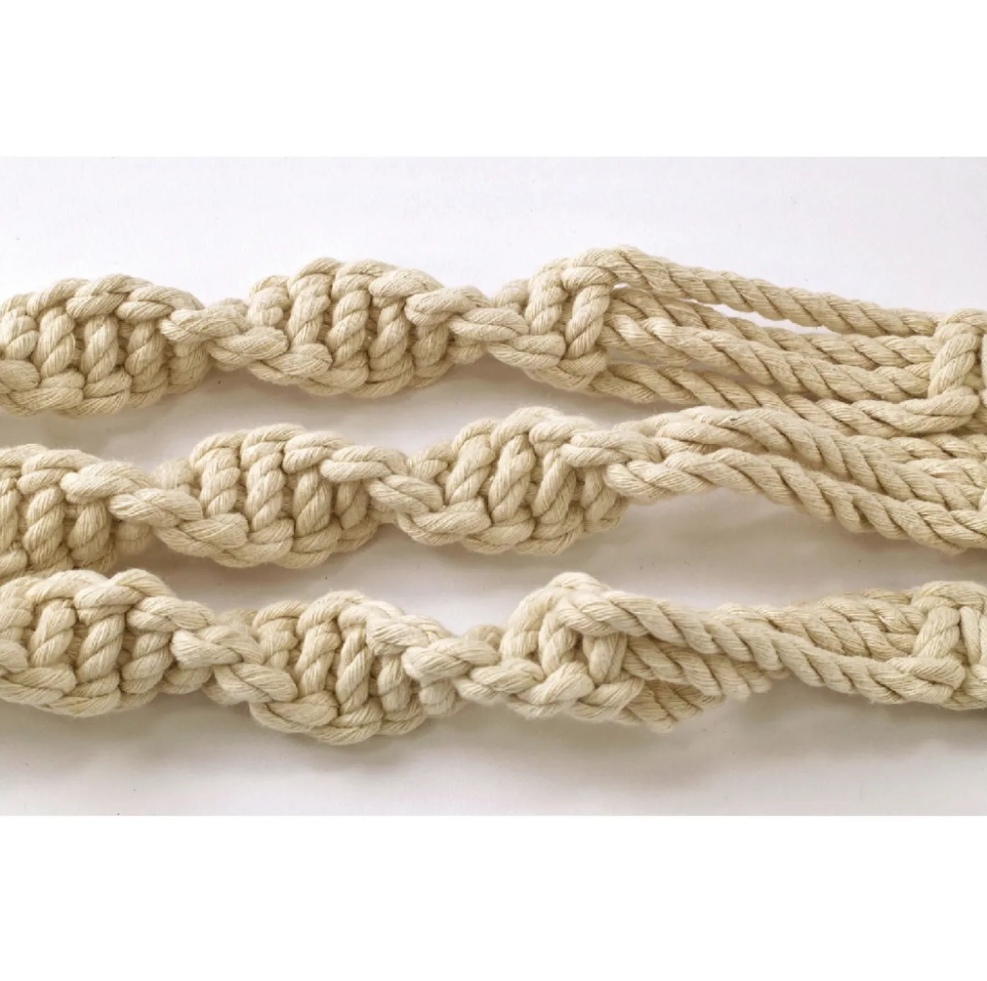 Large Macrame Plant Hanger in Natural