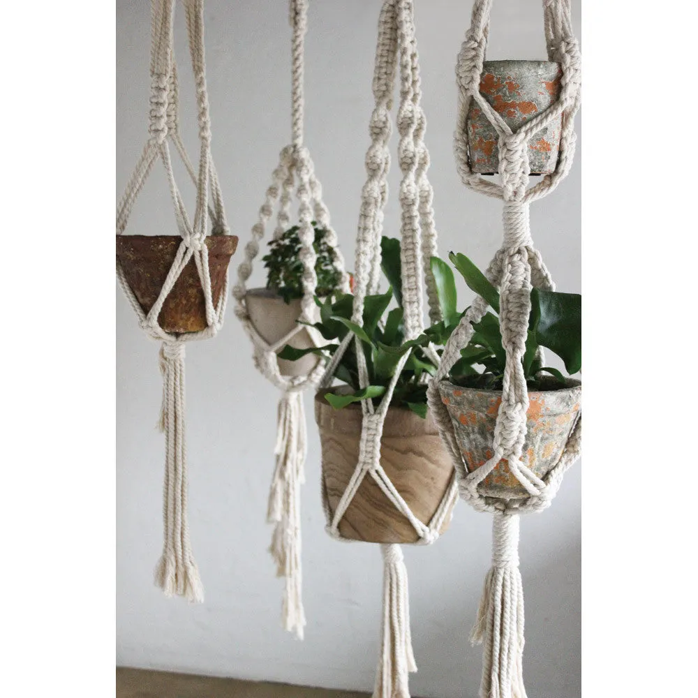 Macramé Plant Hanger in Natural Color