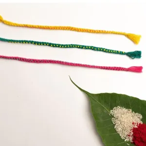 Macrame Beaded Rakhi