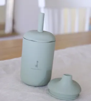 Micasso & Co. - Gobelet avec Paille - Vert Tendre||Micasso & Co. - Sippy Cup - Green