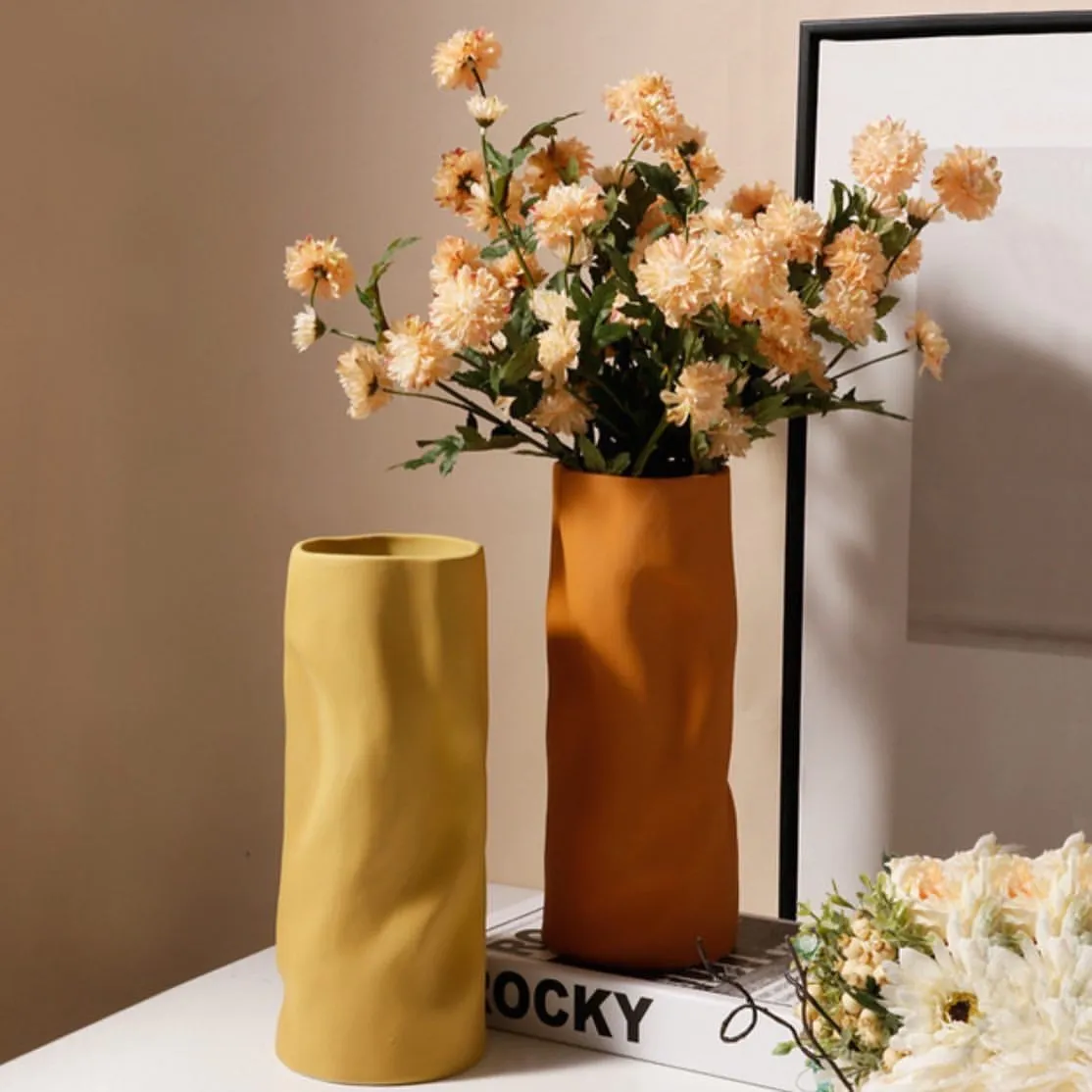 Nordic style Ceramics vase- Simple and elegant colorful vase