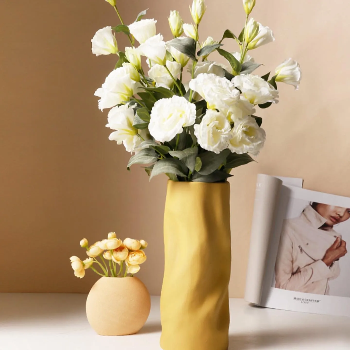 Nordic style Ceramics vase- Simple and elegant colorful vase
