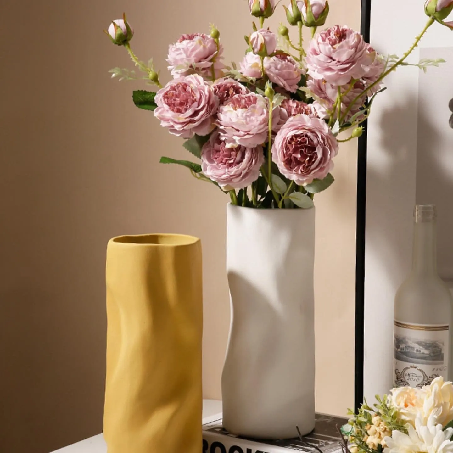 Nordic style Ceramics vase- Simple and elegant colorful vase