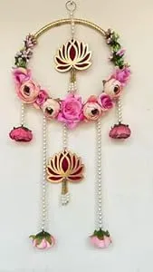 Nutts Handmade Lotus Peony Flower Hangings Decorative Garlands for Home, Event Decorations (1)