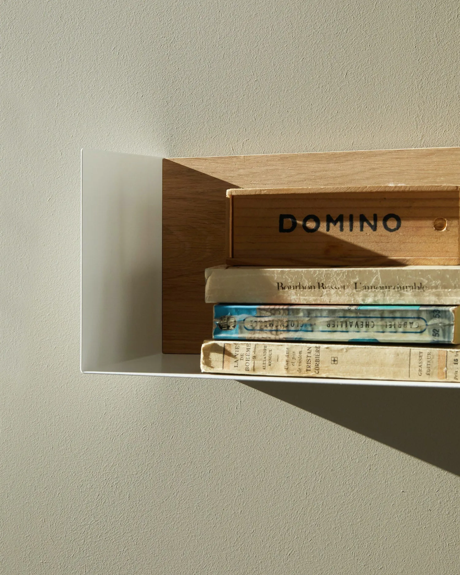 Modern White Oak U Shelf - Medium/Large Size