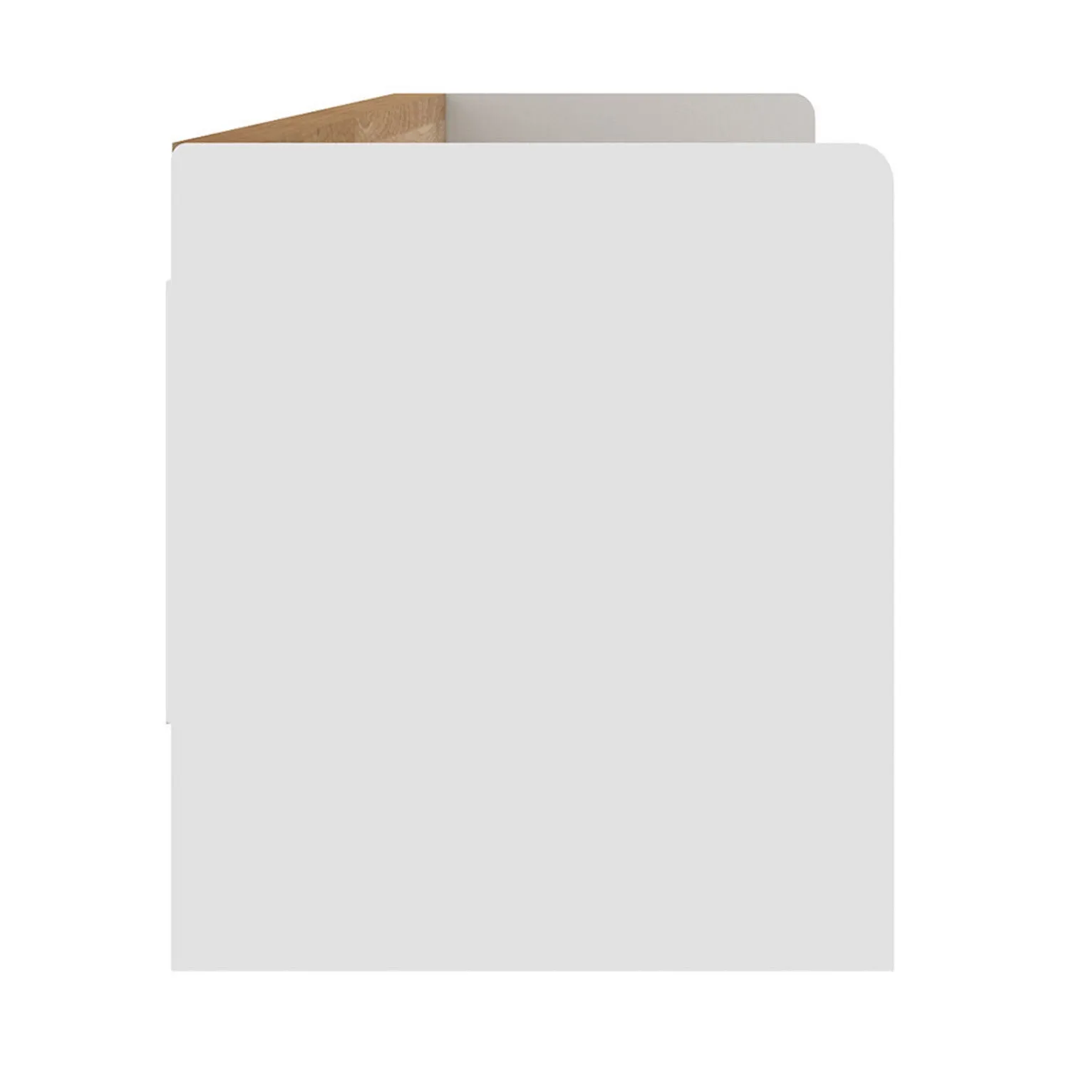 Modern White Oak U Shelf - Medium/Large Size