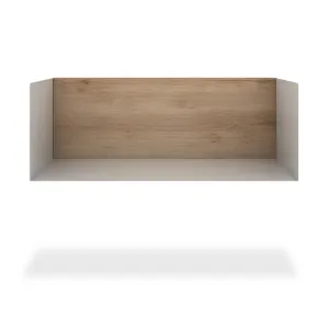 Modern White Oak U Shelf - Medium/Large Size