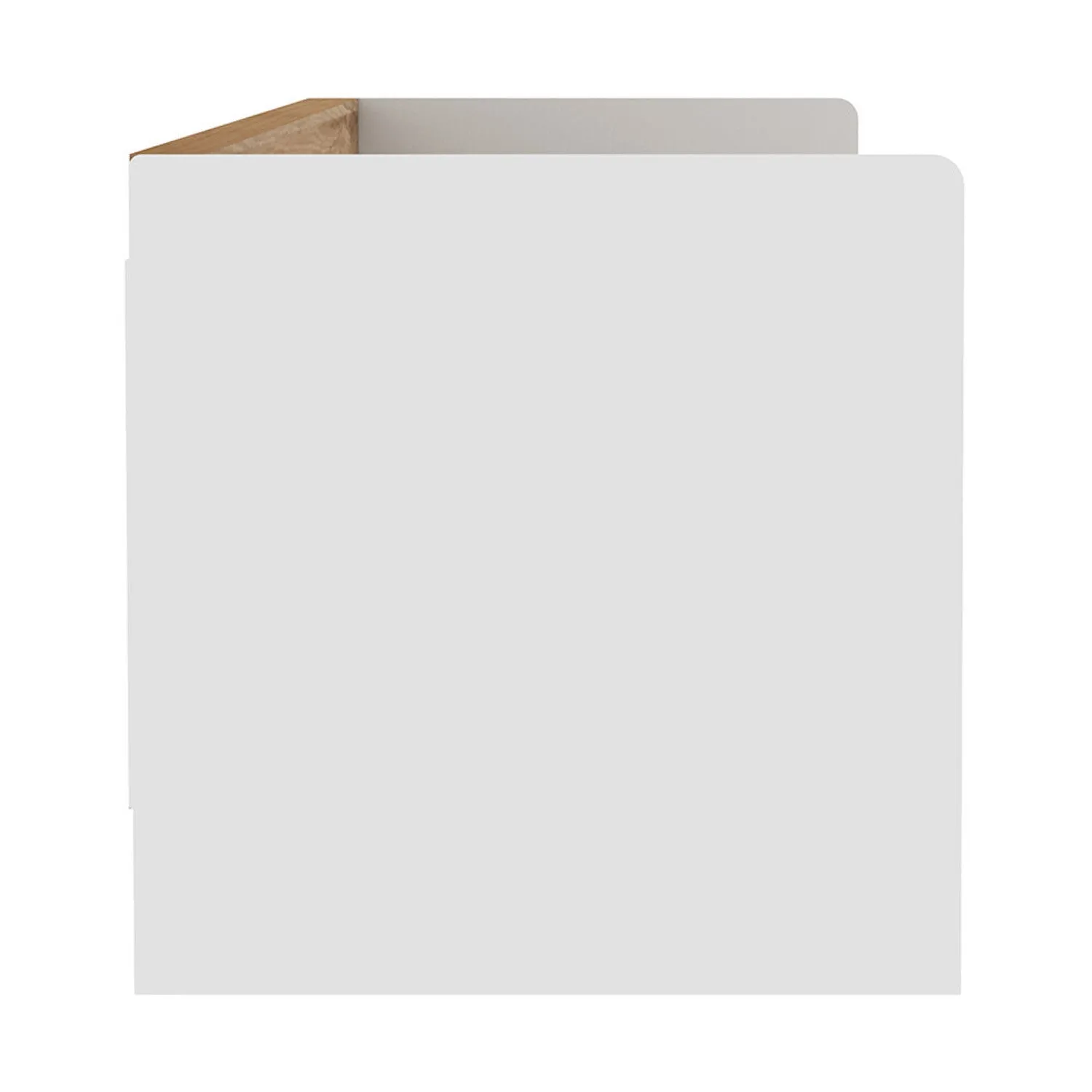 Modern White Oak U Shelf - Medium/Large Size