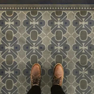 Pattern 05 London Fog Vinyl Floor Cloth