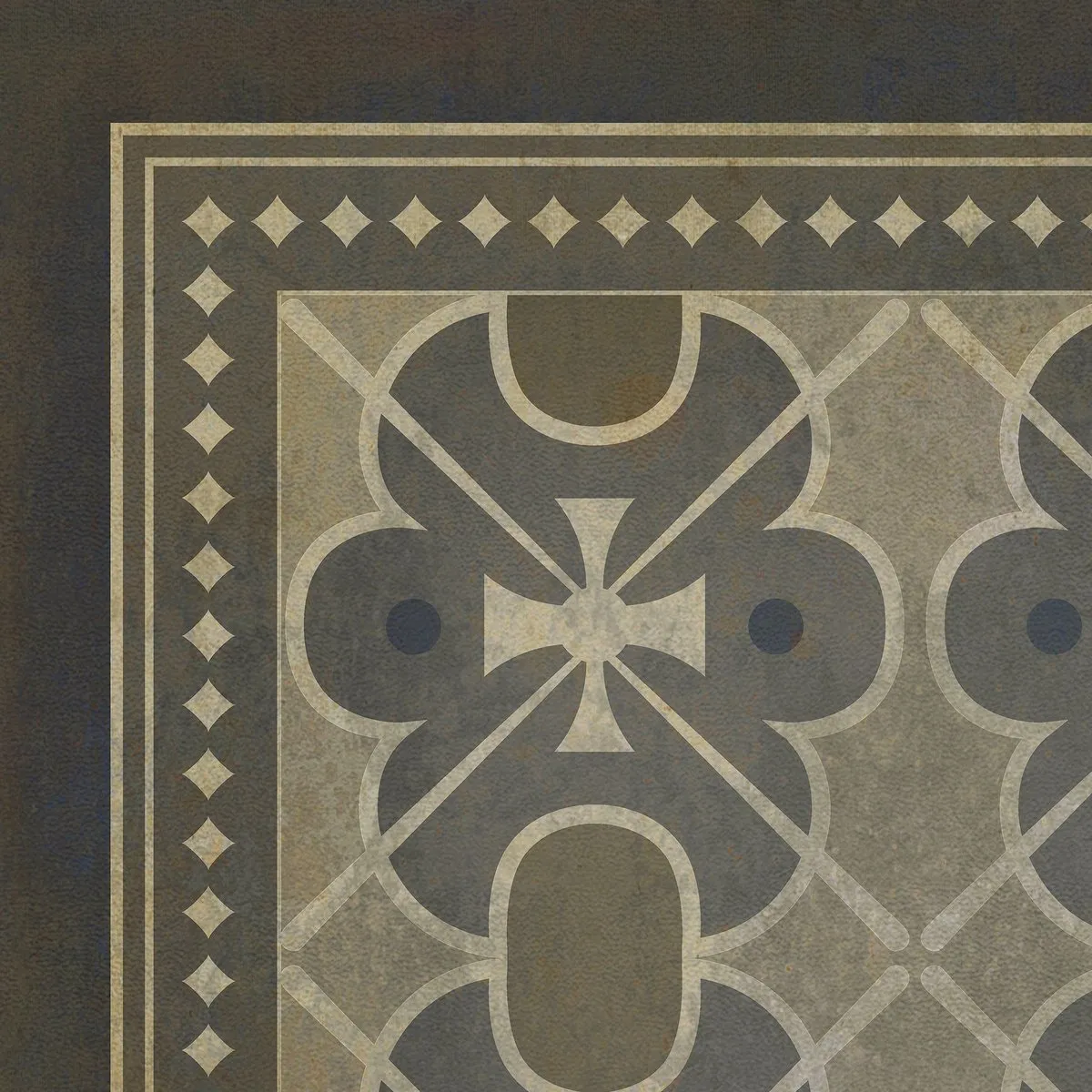 Pattern 05 London Fog Vinyl Floor Cloth