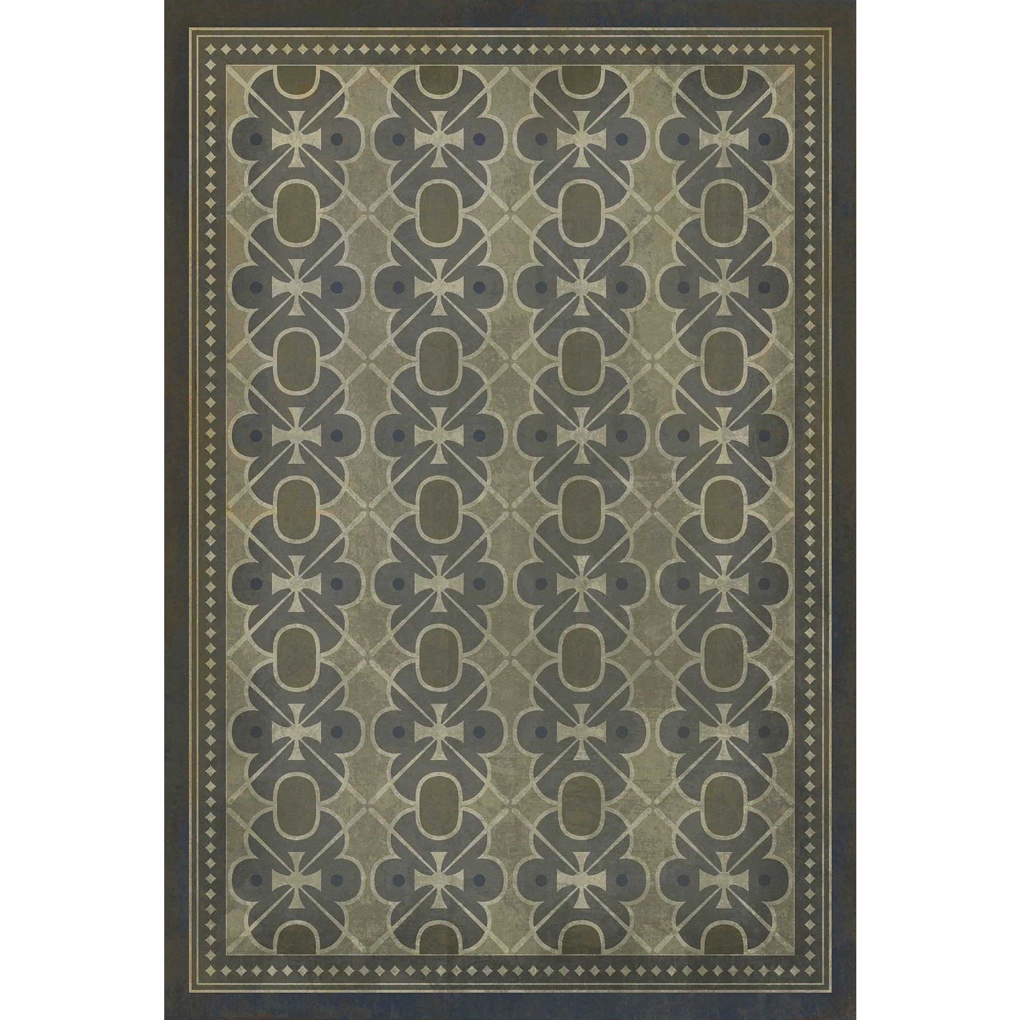 Pattern 05 London Fog Vinyl Floor Cloth