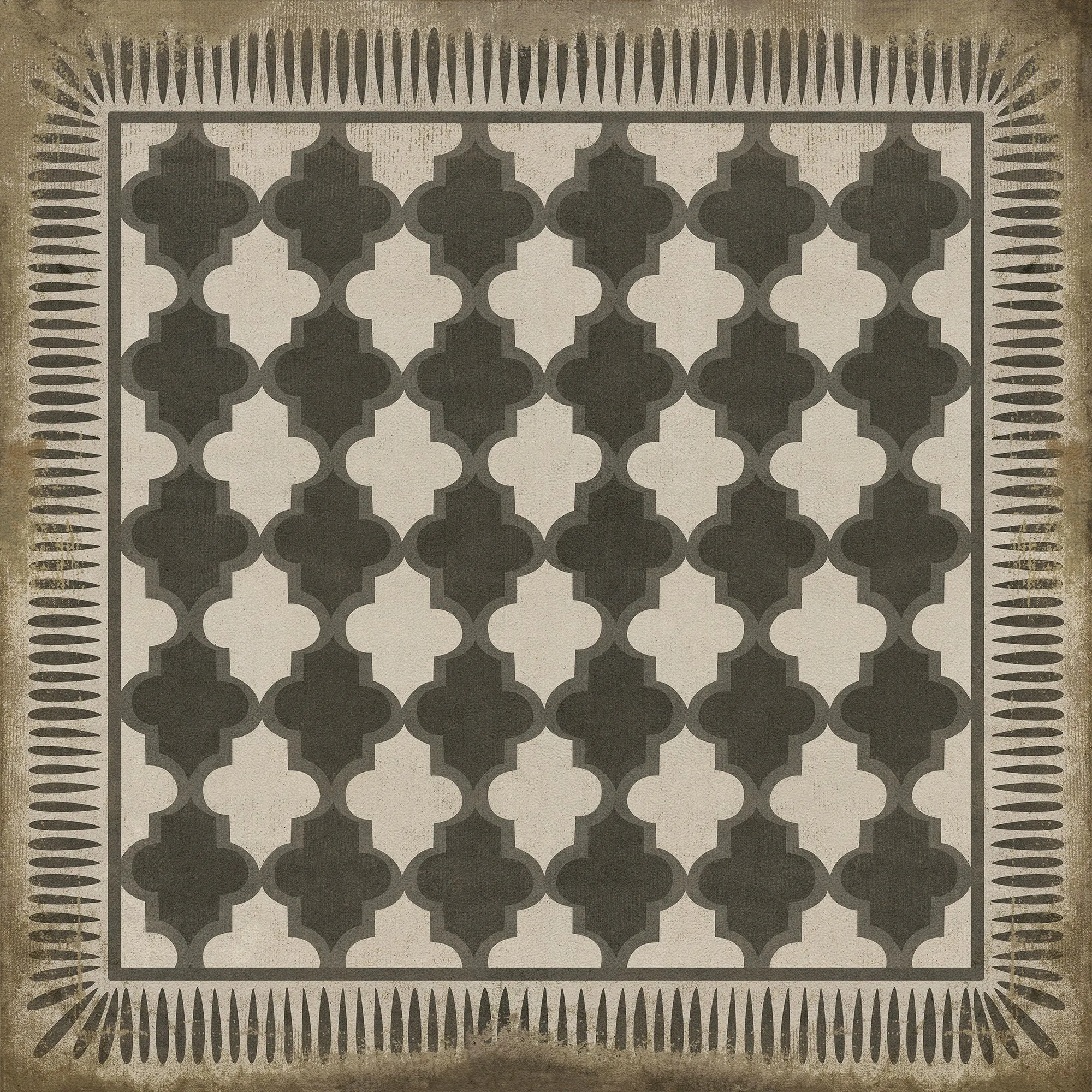 Pattern 10 Open Sesame Vinyl Floor Cloth