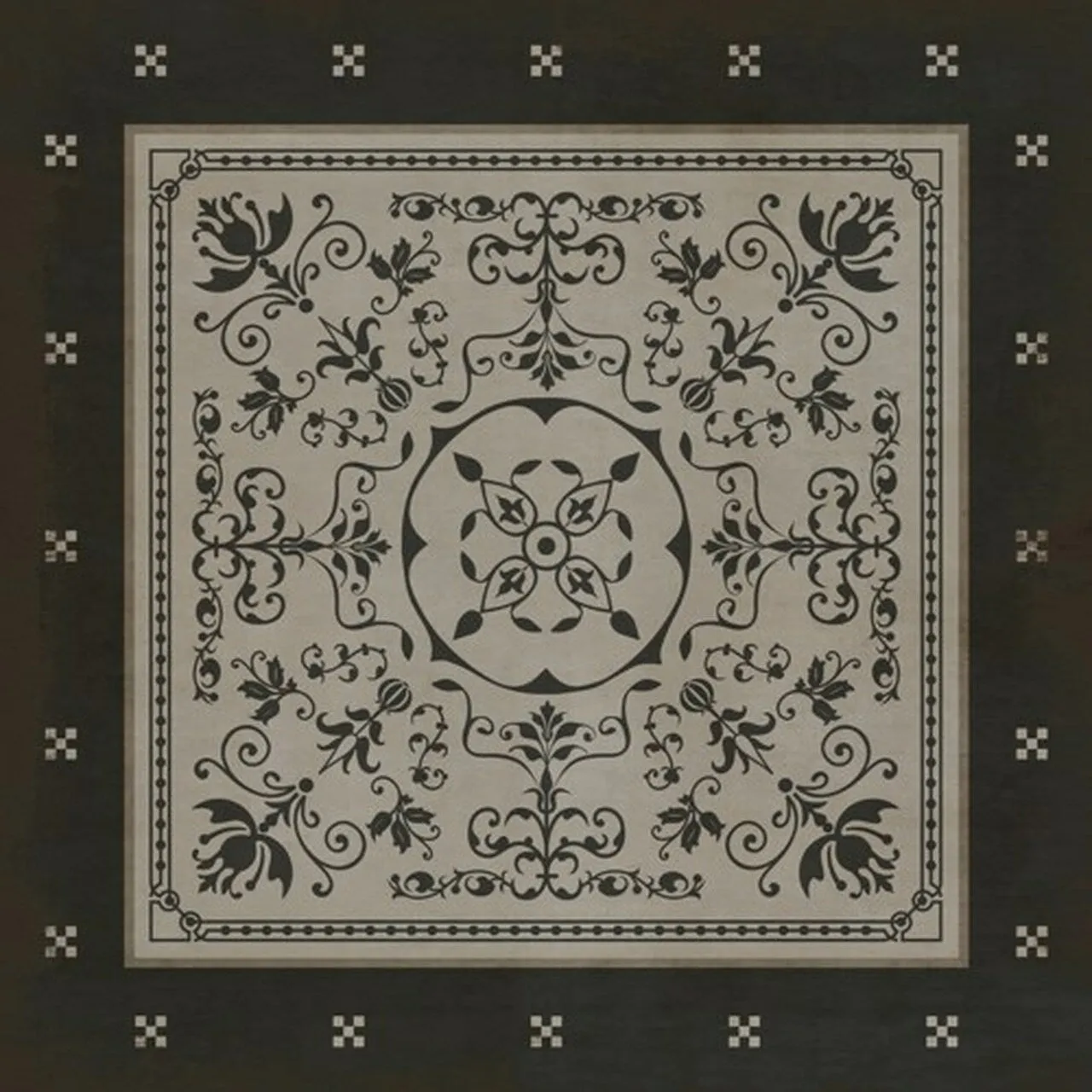 Pattern 22 Atticus Vinyl Floor Cloth