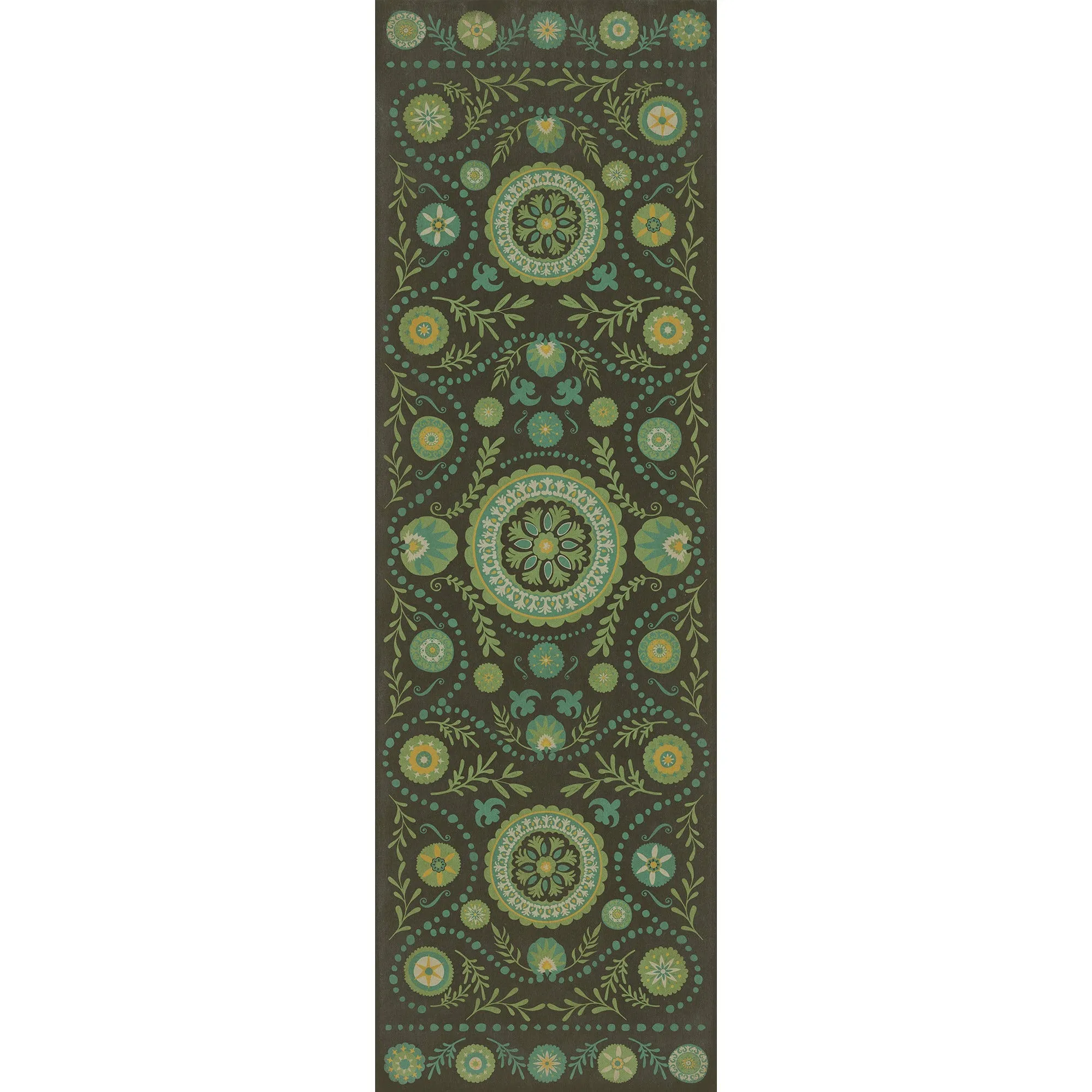 Pattern 38 A Hedge Between Keeps Vinyl Floor Cloth