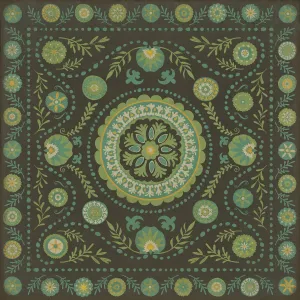 Pattern 38 A Hedge Between Keeps Vinyl Floor Cloth