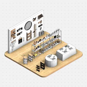 Revit Kitchenware (62 Objects)
