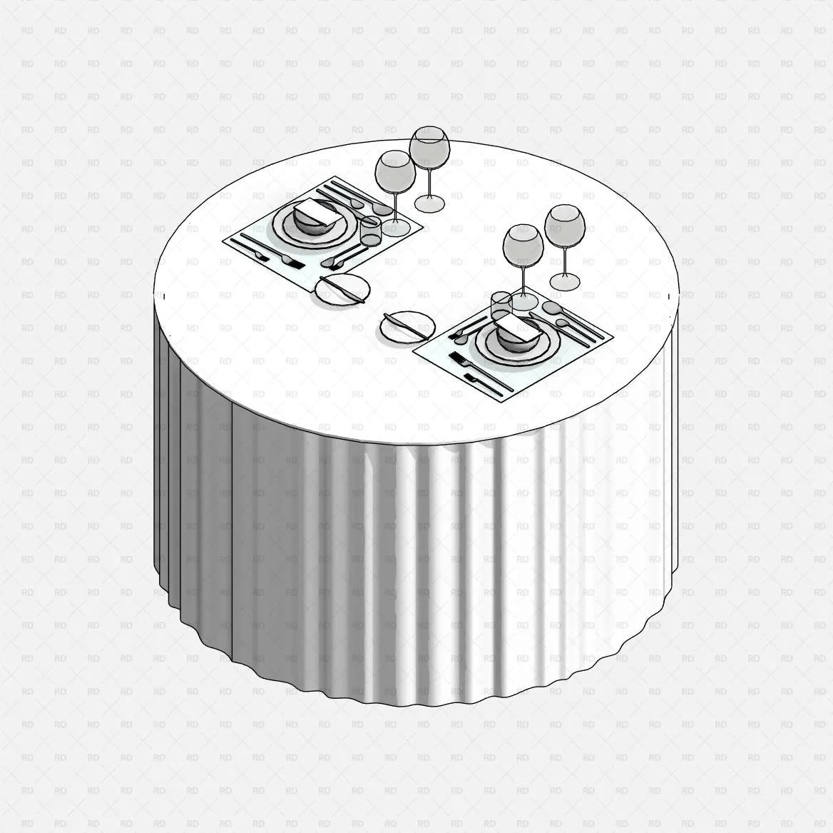 Revit Kitchenware (62 Objects)