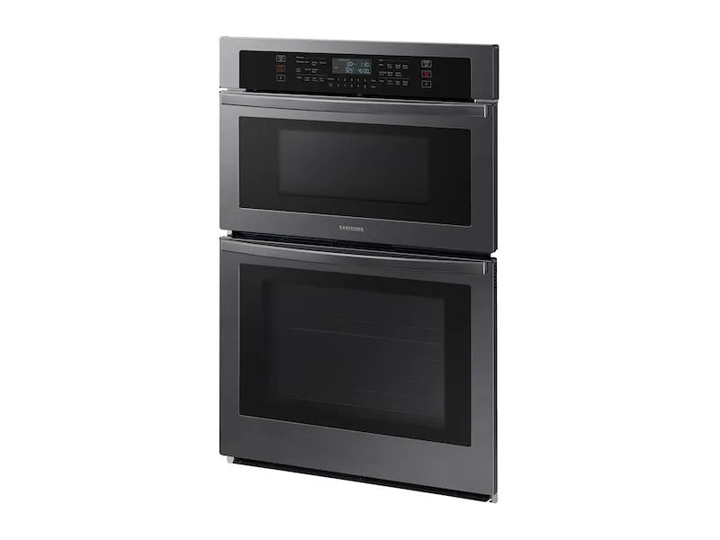Samsung NQ70T5511DG 30" Smart Electric Wall Oven with Microwave Combination in Black Stainless Steel