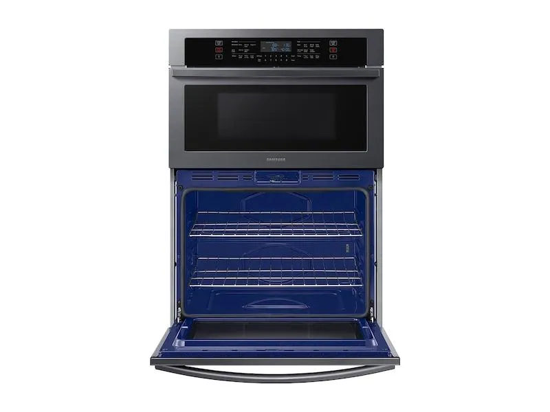 Samsung NQ70T5511DG 30" Smart Electric Wall Oven with Microwave Combination in Black Stainless Steel
